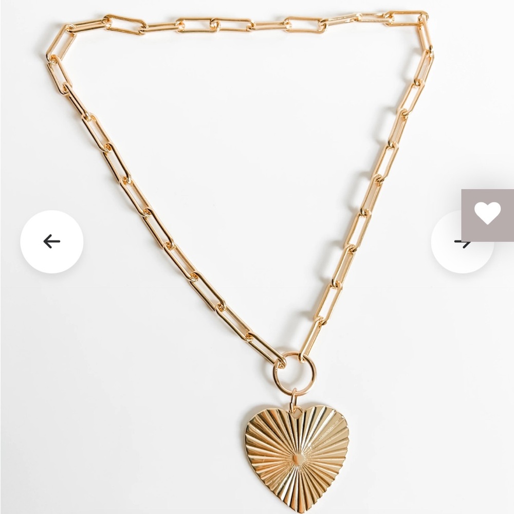 Society Nautique Lulu Heart Necklace, 16 inch
